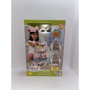 Spark Create Imagine Princess Castle Wooden Play Set Kids Toys Christmas Gift